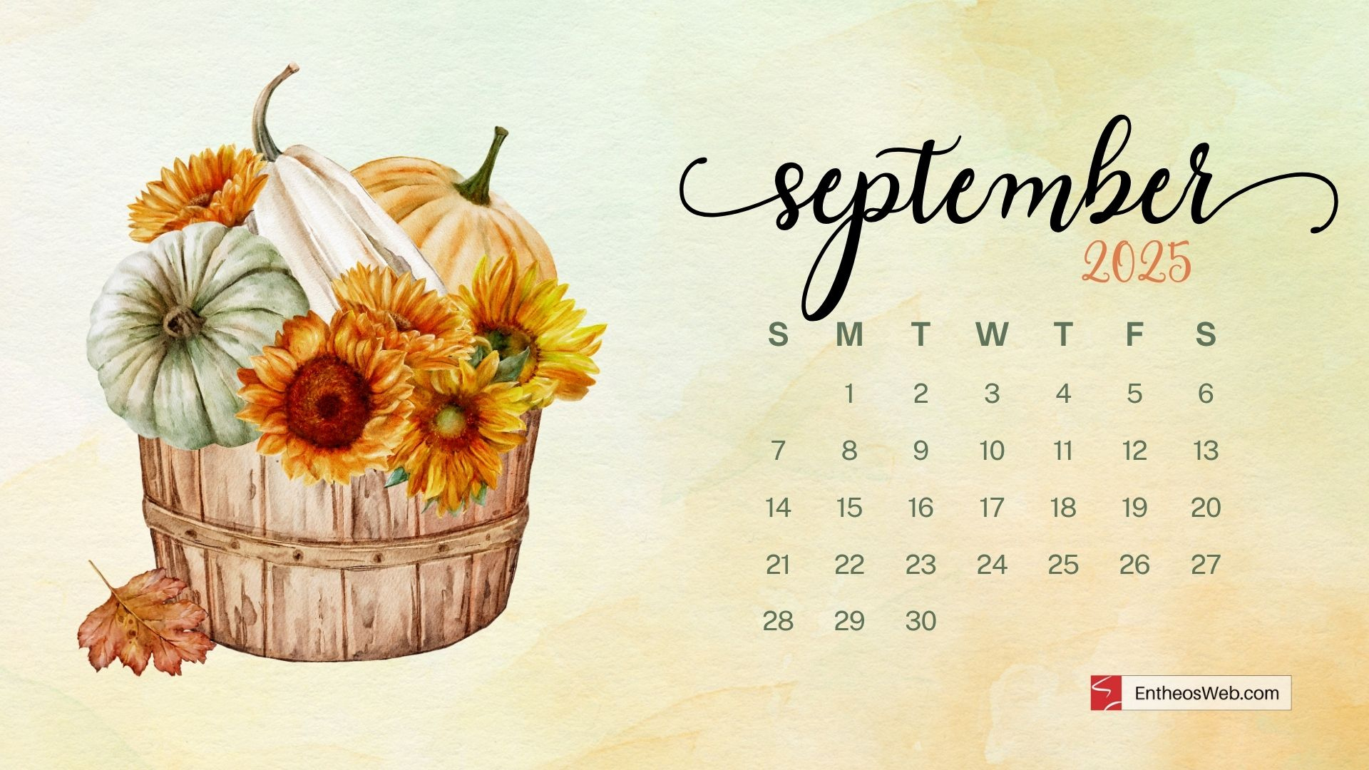 September 2025 Desktop Wallpapers | Entheosweb pertaining to September 2025 Calendar Desktop Wallpaper