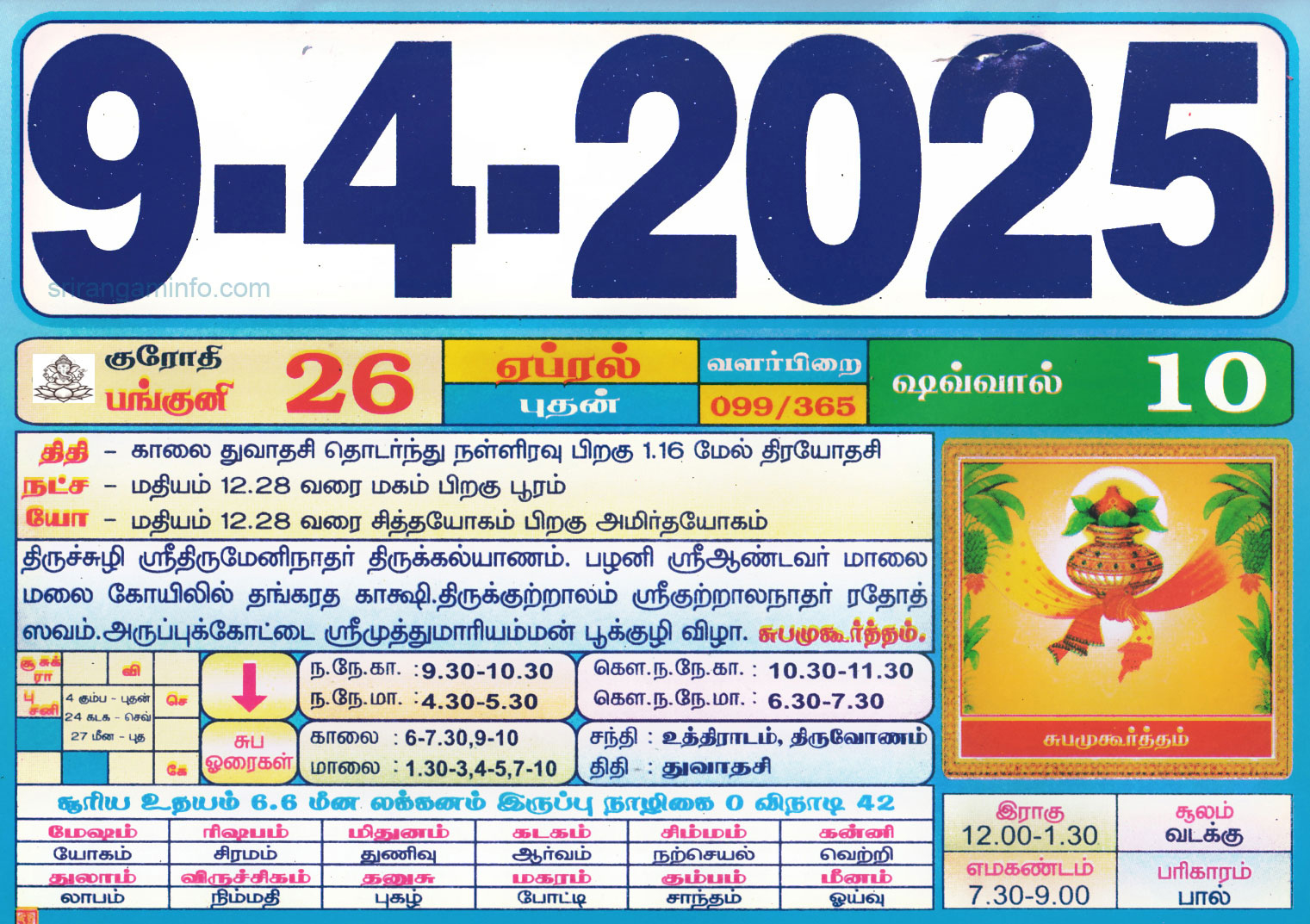 Tamil Daily Calendar 2025, Tamil Calendar 2025, Nalla Neram throughout September Daily Calendar 2025 Tamil